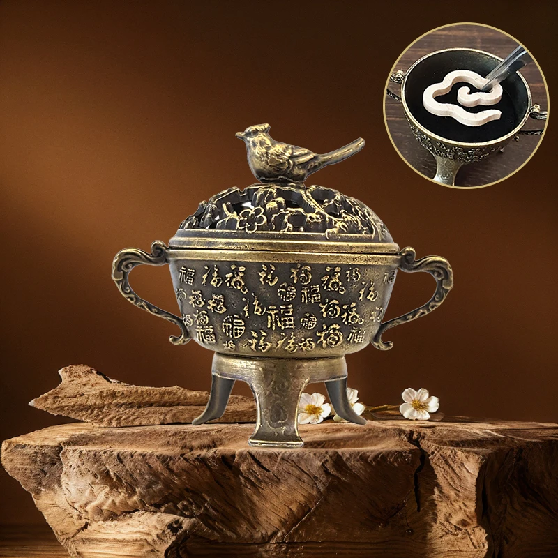 

Металлическая курильница JCSYFAC Лотос