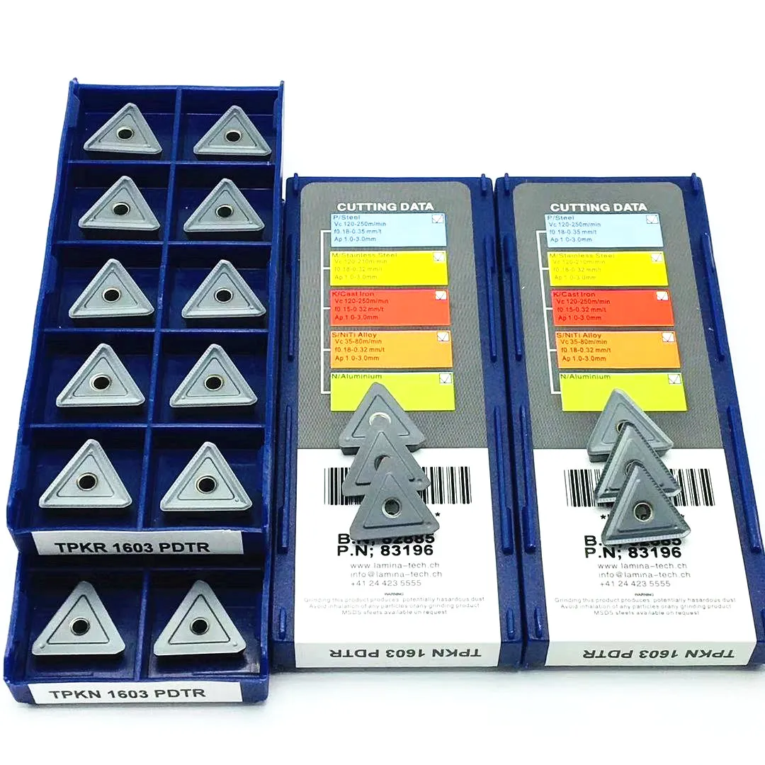 TPKR1603 TPKN1603 PDTR LT30 карбидная вставка покрытие CNC Внешний токарный инструмент TPKR 1603