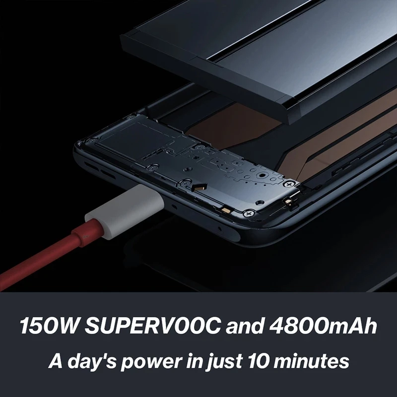 Tanie OnePlus Ace Pro 5G Globalny Rom 10 T 10 T Smartphone 150W Supervooc Charge 4800mAh 6.7 Wyświetlacz AMOLED 50MP Potrójny Aparat Telefon Komórkowy