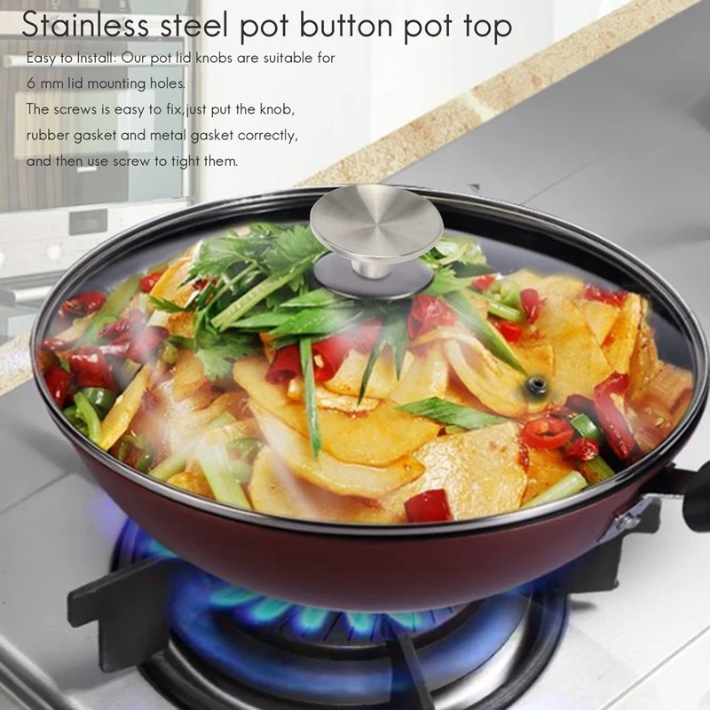 2 шт. ручка для голландской духовки сменная крышки кастрюли из нержавеющей стали