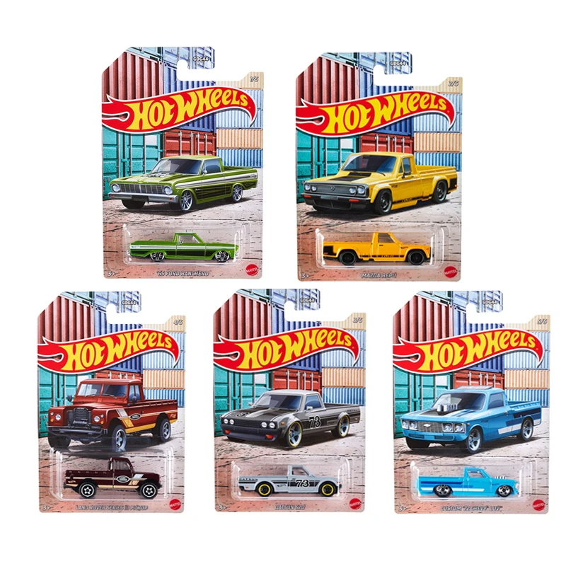 

Kawaii Hot Wheels аниме пикап Land Rover Series Iii Ford Ranchero Mazda Repu Datsun 620 АВТОМОБИЛЬ масштаб 1:64 сплав автомобиль игрушка Gdg44