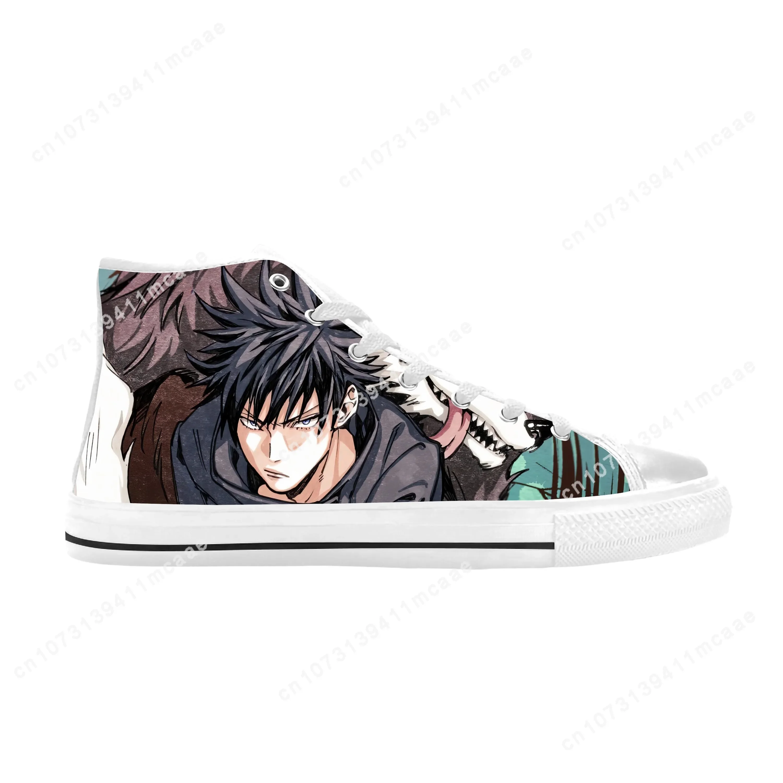 Аниме Манга комикс ююютсу Kaisen Fushiguro Megumi Shoes di stoffa Повседневные высокие удобные