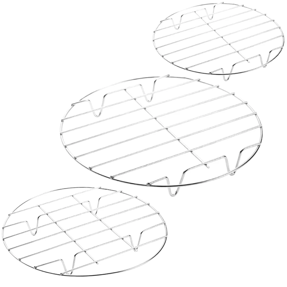

Rack Steaming Steamer Racks Standcooling Cooking Baking Basket Pot Tray Metal Holder Plate Feet Supporting Pots Crock Insert Egg