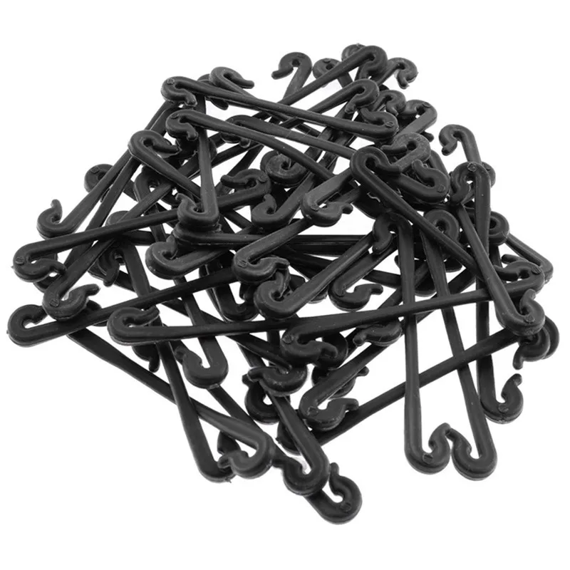 

50PCS Plastic Plant Fixing Clips Tomato Support Clips Grape Rack Mesh Fasteners Gardening Agricultural Bundling Line Cages