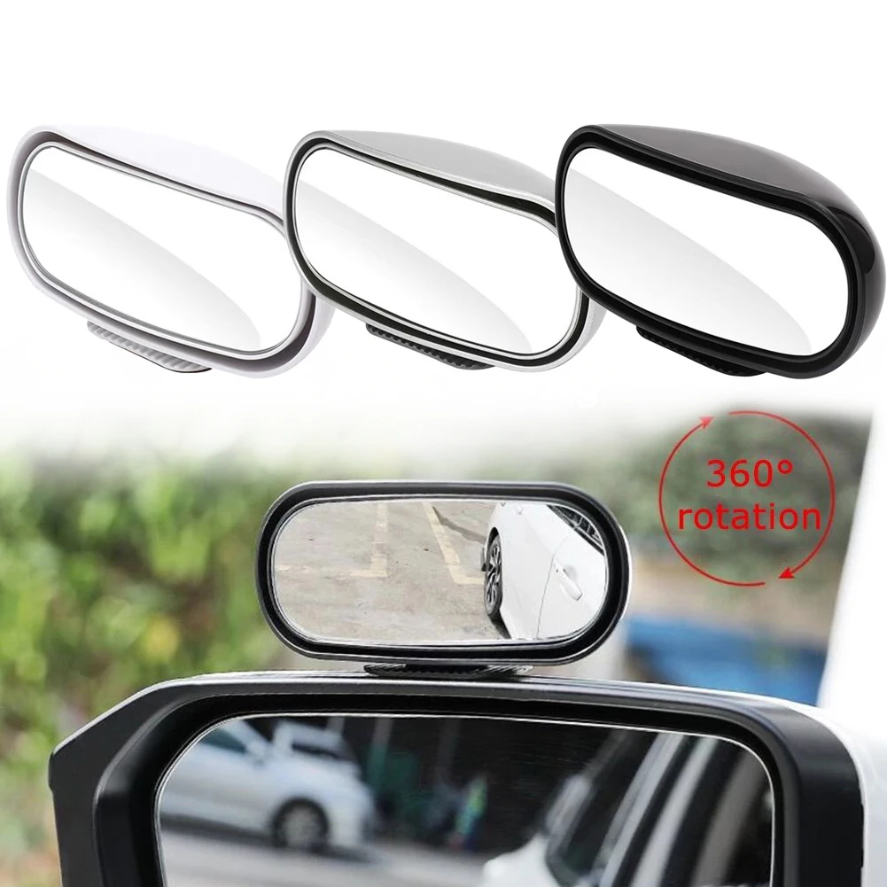 

Universal Car Reverse Rearview Mirror 360 Degree Wide Angle Side View Mirror Rear Convex High-definition Blind Spot Mirror