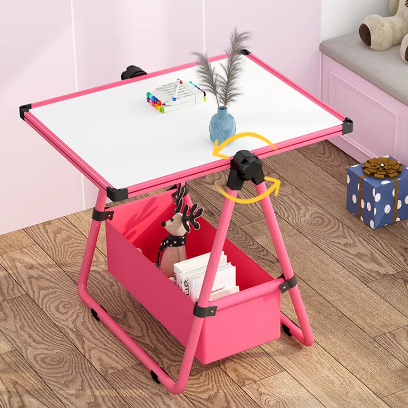 

Children's drawing board small blackboard household support type magnetic dust-free whiteboard easel graffiti can be erased