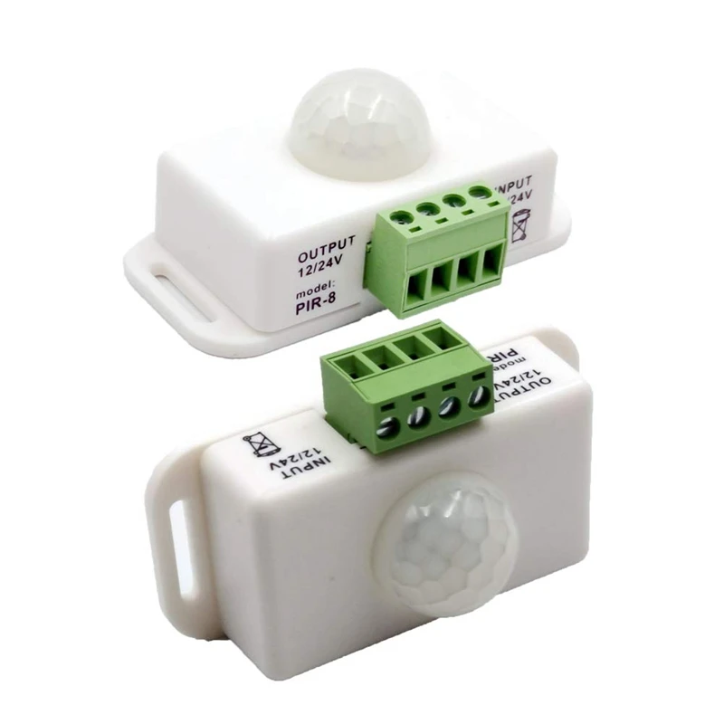 

PIR Infrared Motion Sensor Detector, DC 12V-24V Strip Light Motion Sensor Switch, For Cupboard Cabinet Kitchen Stairs