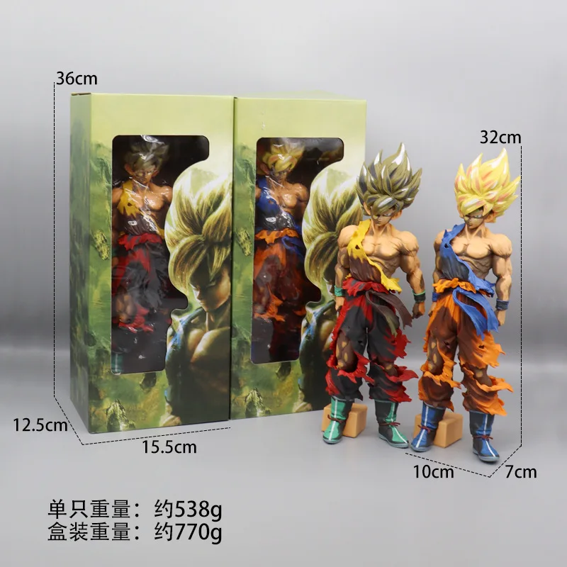 

32cm Dragon Ball Anime Figurine Model GK Super Saiyan Son Goku Action Figure Gohan Figures Vegeta Statue Collection Toy Figma