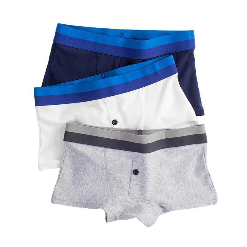 

HaleyChan 1 шт. женское нижнее белье декоративные пуговицы хлопковые боксеры трусы для женщин Tomboy Trans лесбийские трусики со средней талией труси...