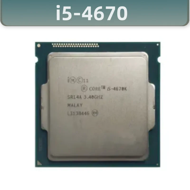 

i5 4670K CPU 3.40GHz 6M 84W 22nm LGA1150 i5-4670K Quad-core Desktop processor