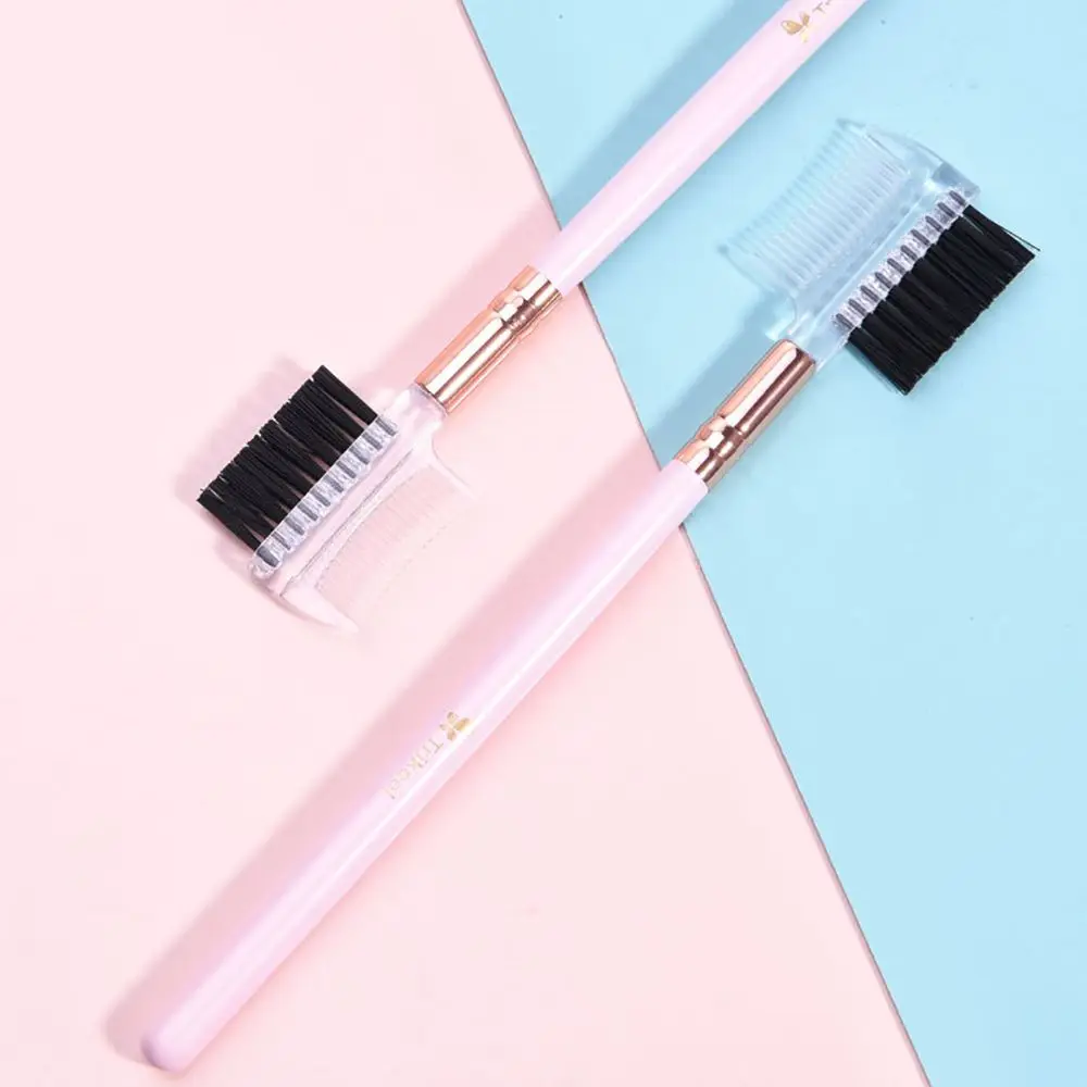

1pc Portable Eyebrow Comb Brush Double Sides Professional Eye Brow Shaper Shaping Tool Beauty Makeup Brushes Tools