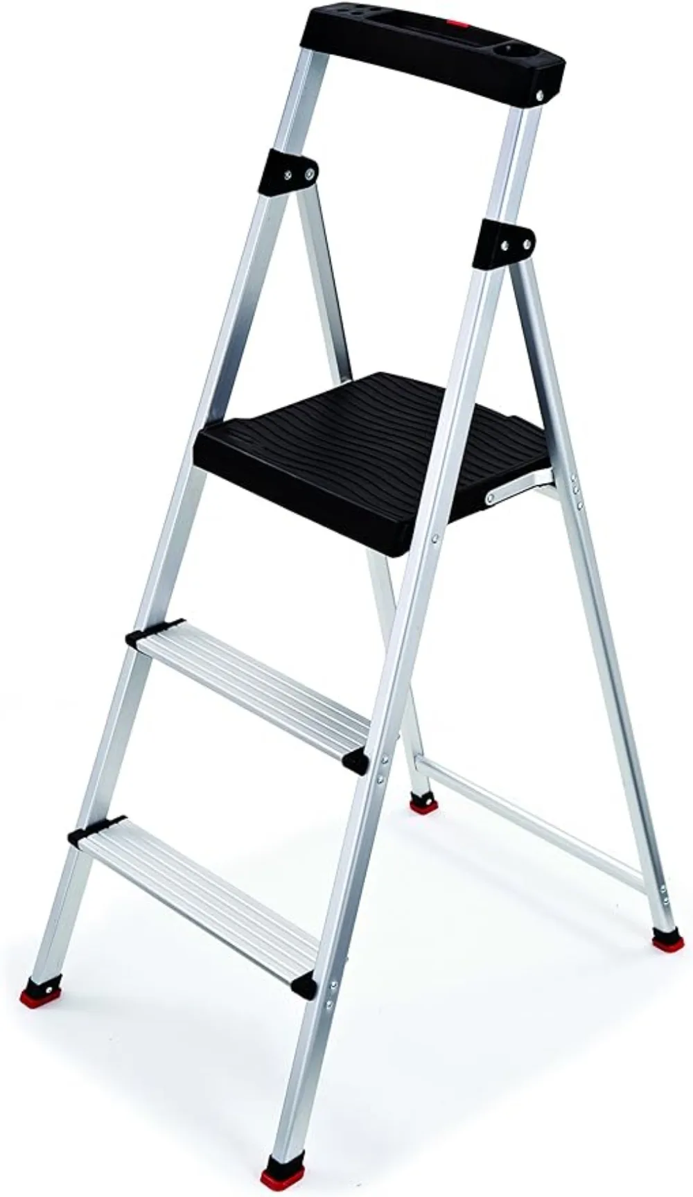 

Rubbermaid RMA-3 3-ступенчатый легкий алюминиевый ступенчатый стул с проектной крышкой, объем 225 фунтов