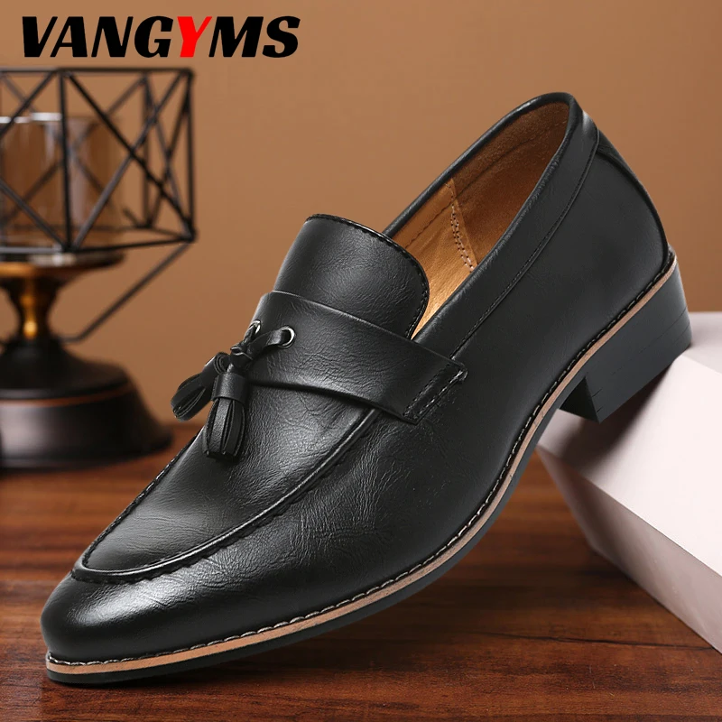 

Men's Casual Shoes Men's Brand Shoes Comfortable Breathable Oxford Shoes Peas Shoes Fashionable New Leather Shoes Męskie Buty