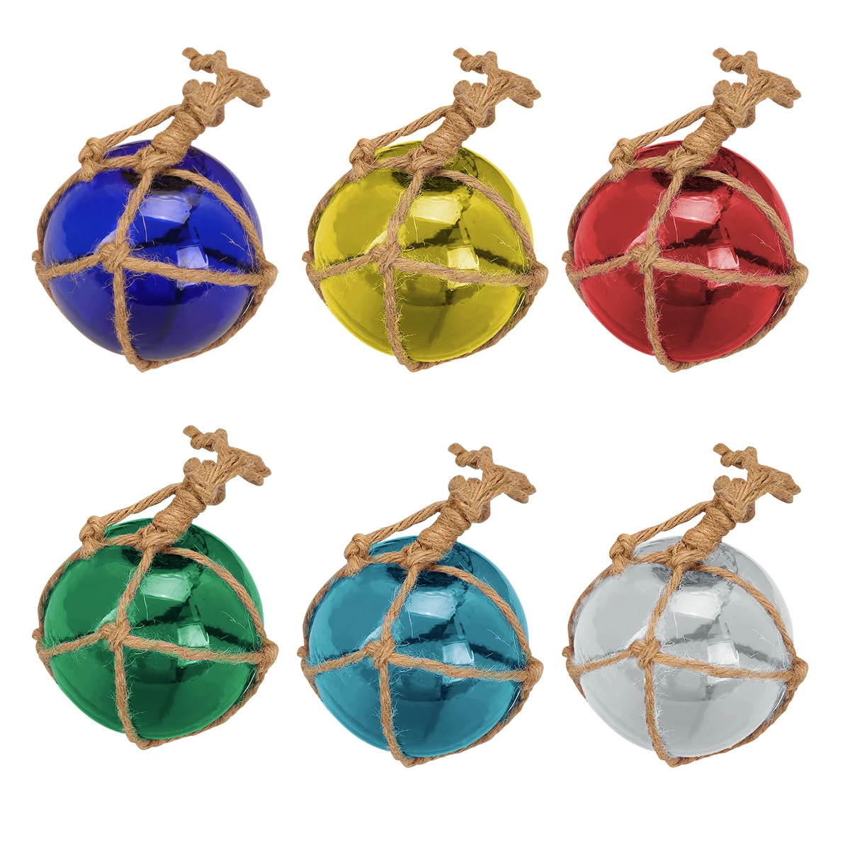 

1pc Glass Balls Hanging Drop Craft Simple Funny Hanging Drop Decorative Glass Balls for Home (Random Color, 90mm)
