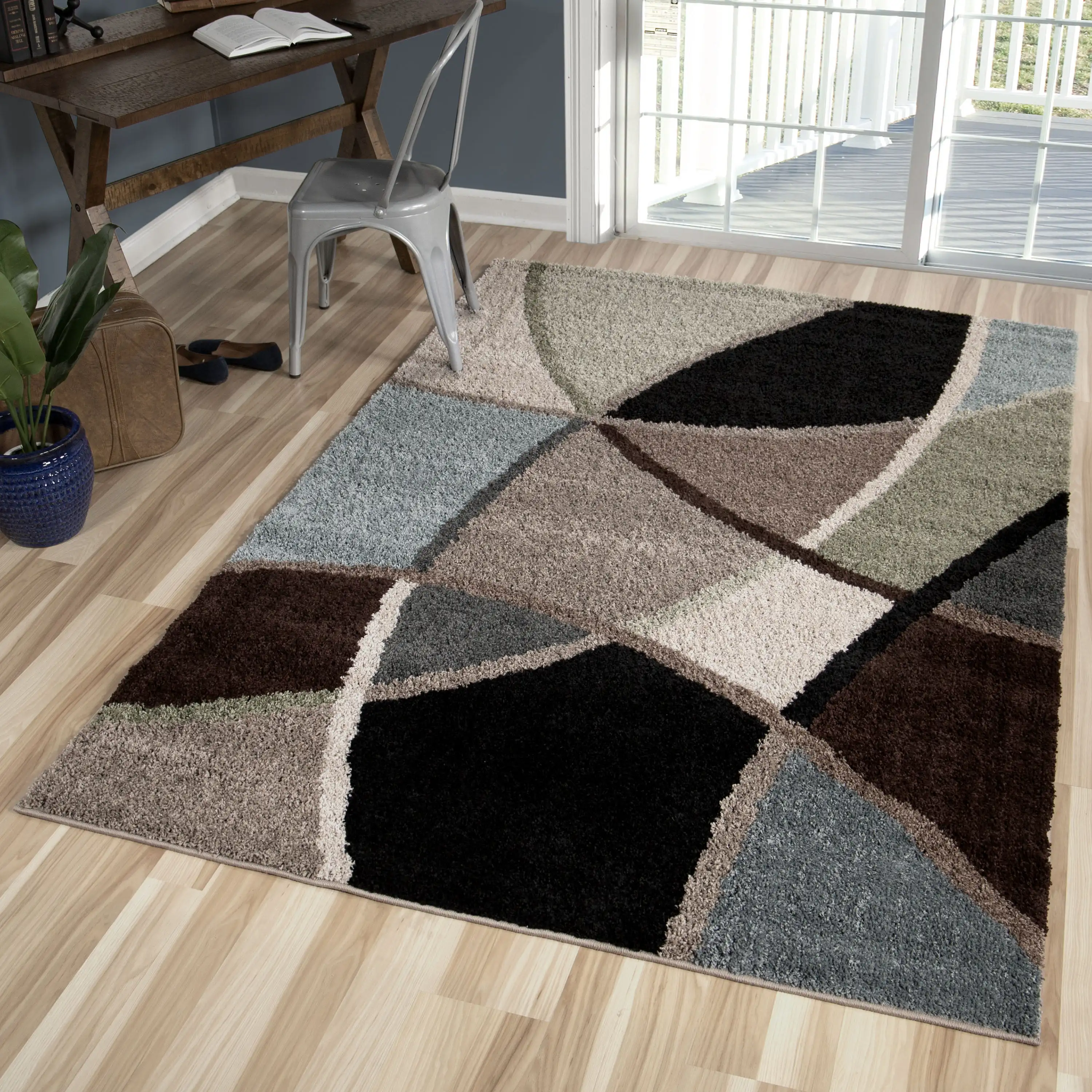 

Orian Rugs Abstract Transitional Area Rug, Beige