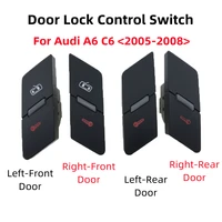 Car Central Door Lock Switch Accessories For Audi A6 C6 2005-2008 Auto Electric Locking Button Replacement Parts OEM 4F1962107