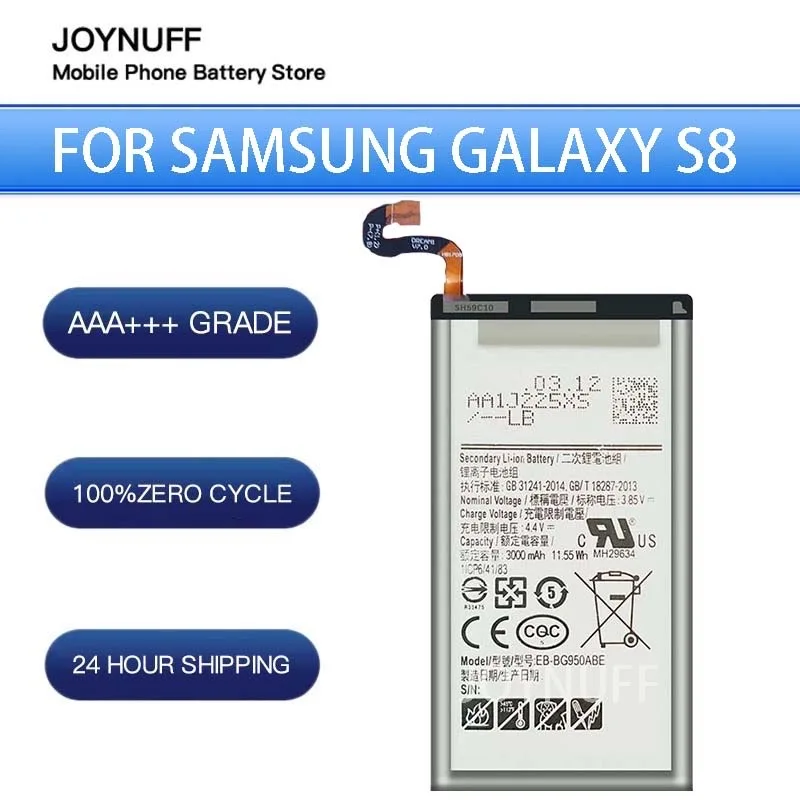 

New Battery High Quality 0 Cycles Compatible EB-BG950ABE For Samsung Galaxy S8 SM-G9508 G950T G950U/V/F/S G950A G9500 G950+tools