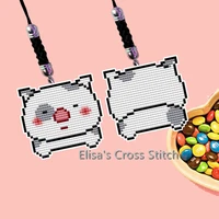 163 stich kits phone key bag hanging accessories craft needlework packages counted cross stitching kit homefun cross stitch