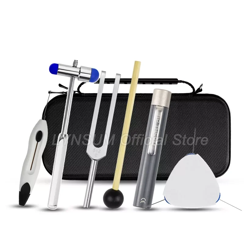 

in 1 Medical Diabetic Monofilament Sensory Tester Foot Nerve Needle Hammer Pen Filament Neurological Diagnostic Test Tool Kit