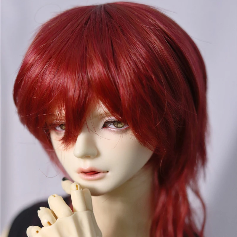 

BJD Doll Wig For 1/3 1/4 1/6 Size Doll Accessories Wig Toy Tress For Dolls High Temperature Silk Fashion Wolf Tail Hair