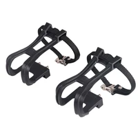 1 pair toe clips with strap belts cycling mtb road mountain for pedal
