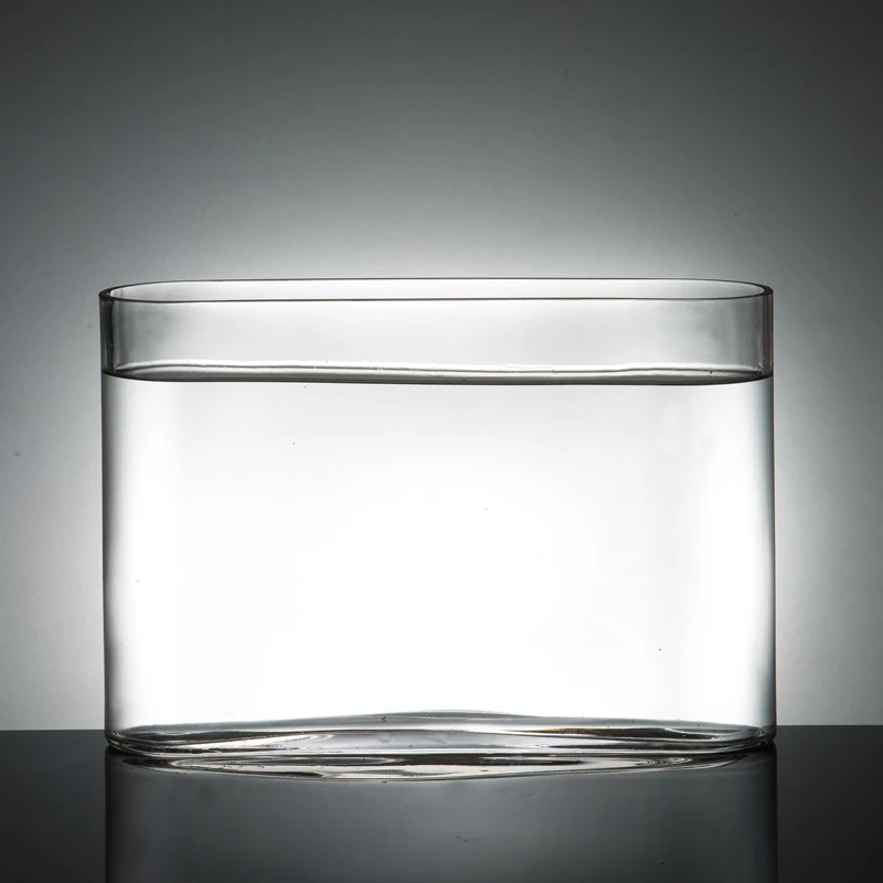 Маленькая Водонепроницаемая Современная чаша для рыбы стеклянные растения Guppy