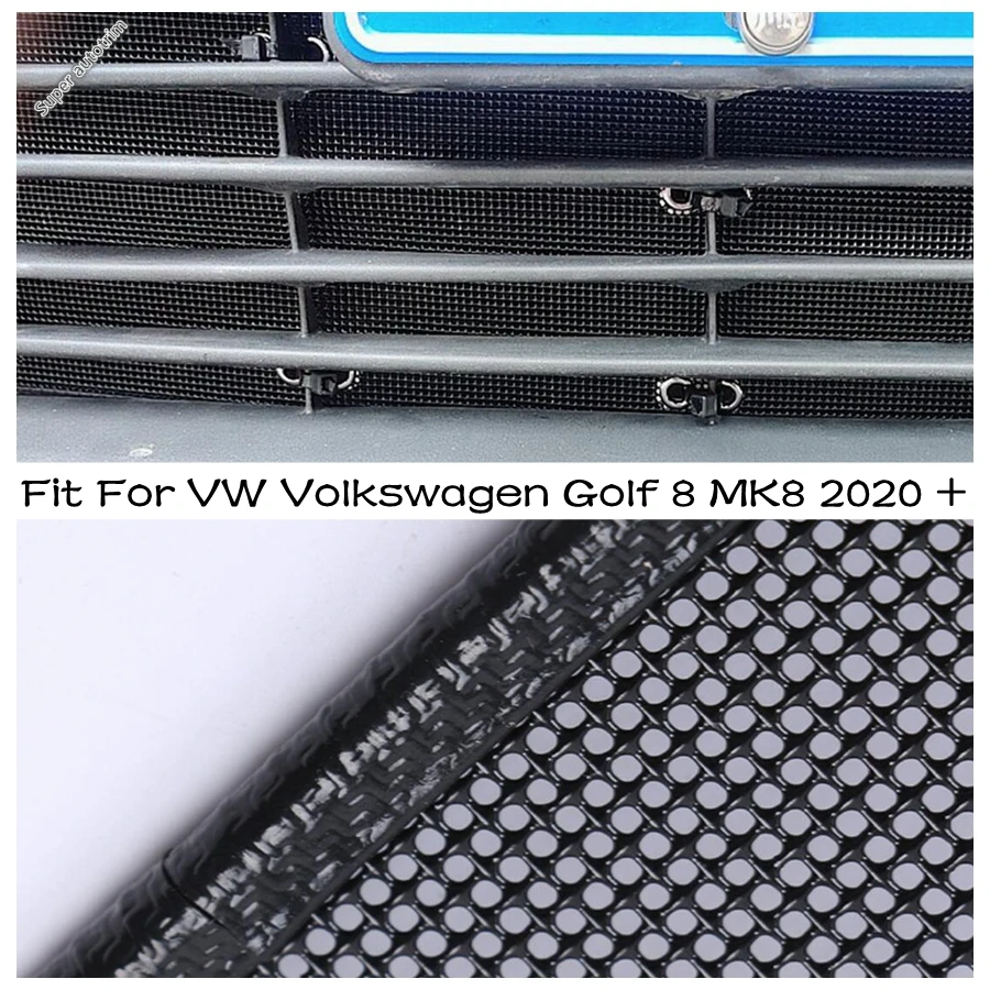 

Car Insect Screening Mesh Front Grille Insert Net Fit For VW Volkswagen Golf 8 MK8 2020 - 2022 Accessories Exterior Refit Kit