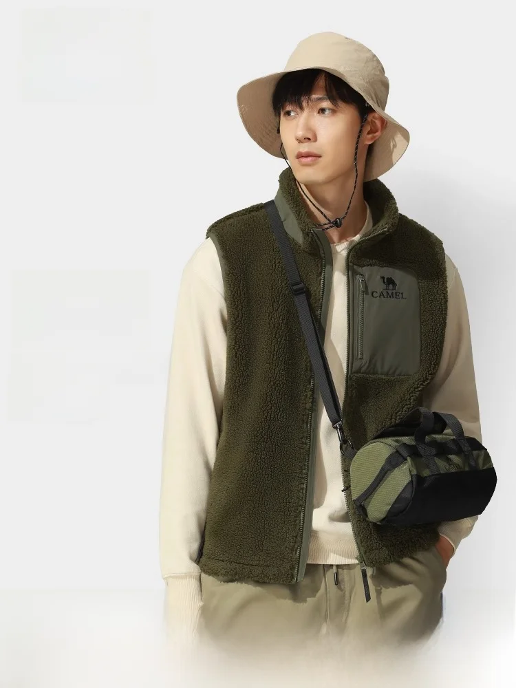 Верблюжьи искусственные мужские осенние и зимние новые флисовые утолщенные