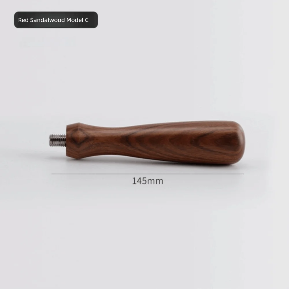 Деревянная вращающаяся ручка портафильтра для кофе M10 51/53/58 мм