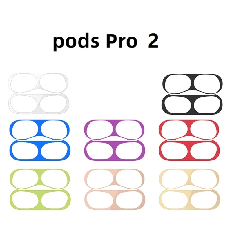 

Пылезащитная металлическая пленка-наклейка для AirPods Pro защитная коробка для наушников H8WD