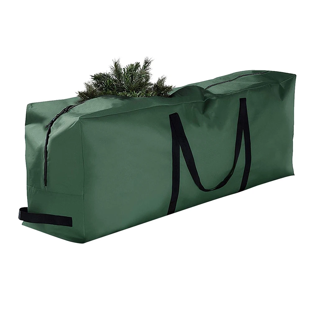 

Keep Your For Christmas Tree in Tip Top Shape with Our Smooth Double Design Oxford Storage Bag Red/Black/Green