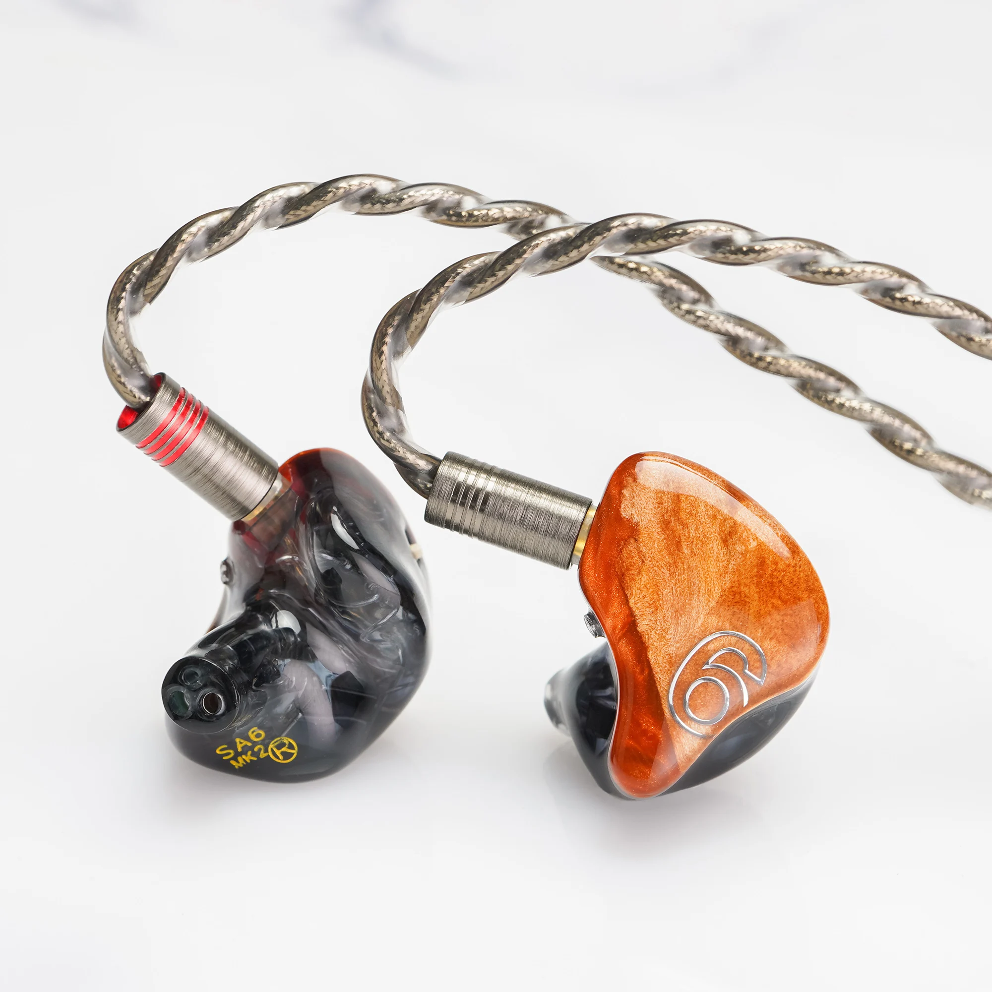 DUNU SA6 MKII / MK2 6BA Мониторы-вкладыши IEMs 6-балансирующие арматурные драйверы Наушники 2