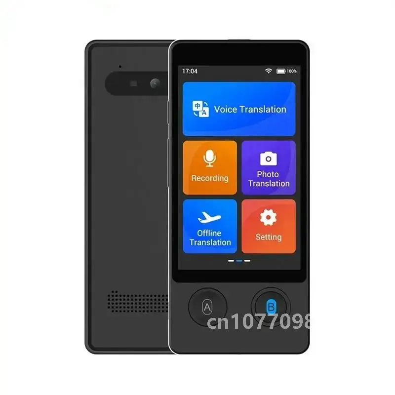 Портативный голосовой переводчик W12 AI 144 интеллектуальный перевод в реальном
