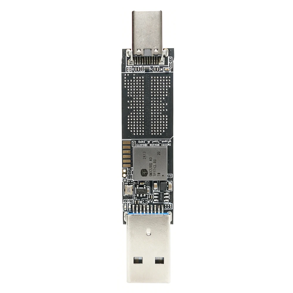 Фото Ультраскоростная основная плата управления USB SM2320 BGA272 с двойным интерфейсом USB3.2 Type-C для пайки, двойной интерфейс для подключения U-дисков №1