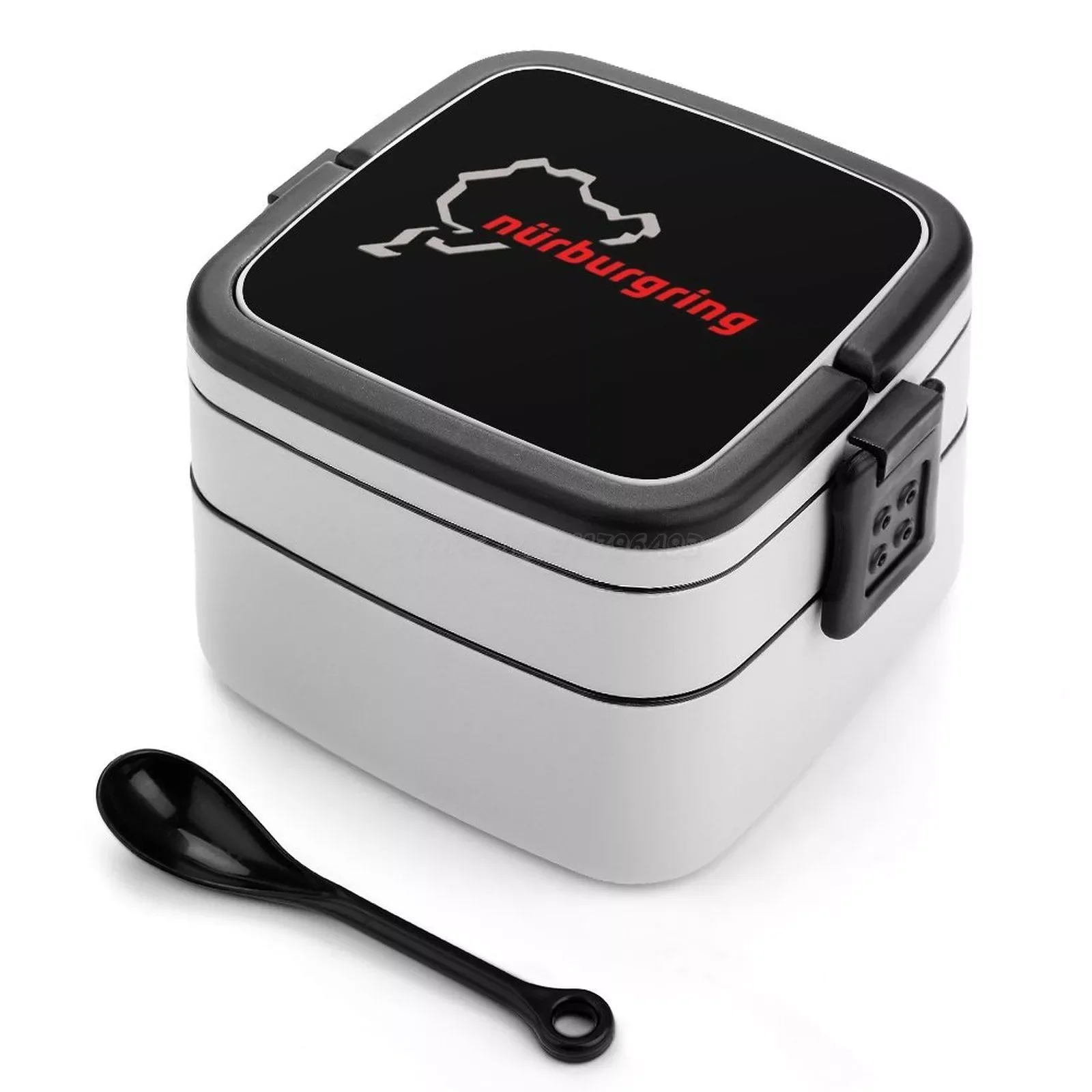 

NEW IN Nurbürgring Logo Bento Box Leakproof Food Container for Kids Nurburgring Gp Nordshleife Race Track Automotive Speed Limi