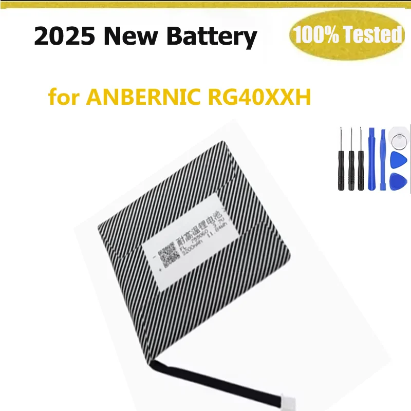 Новый аккумулятор для портативной игровой консоли ANBERNIC RG40XX H RG40XXH 3,7 В 3200 мАч 755060 (art.: 3920d2d9a32bd) - 3920d2d9a32bd