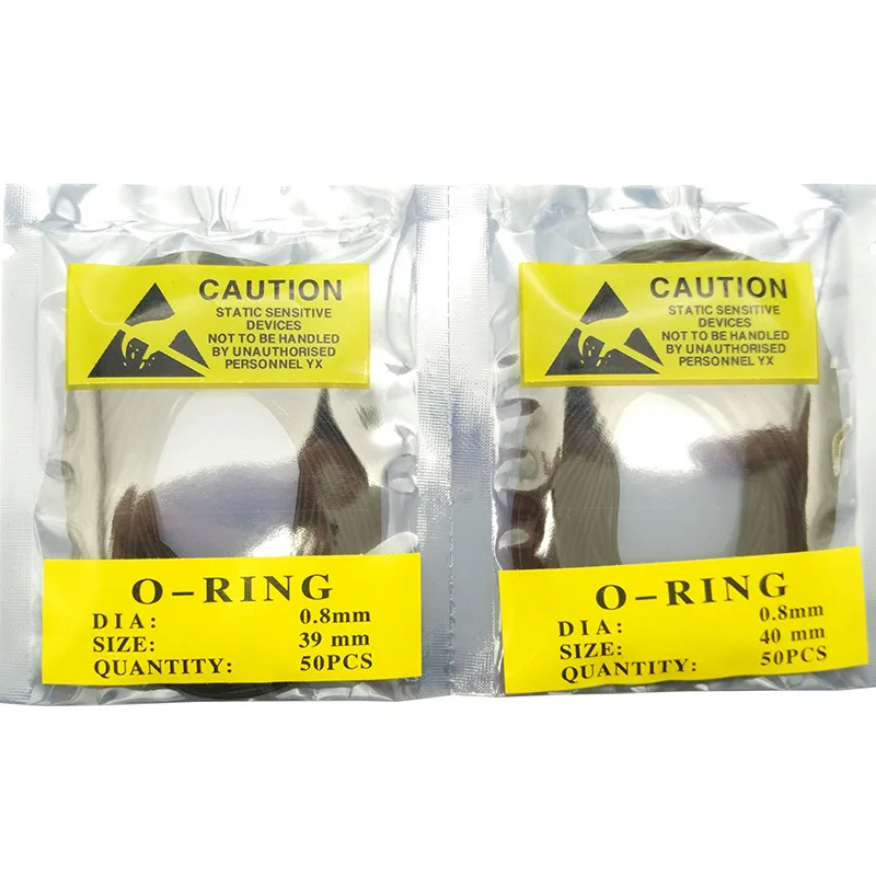 950/500Pcs 0.5/ 0.6/0.7mm/0.8mm/0.9mm Rubber Watch O Ring Waterproof Watch Gaskets Sealing Washer Watchmaker Watch Repair Tool