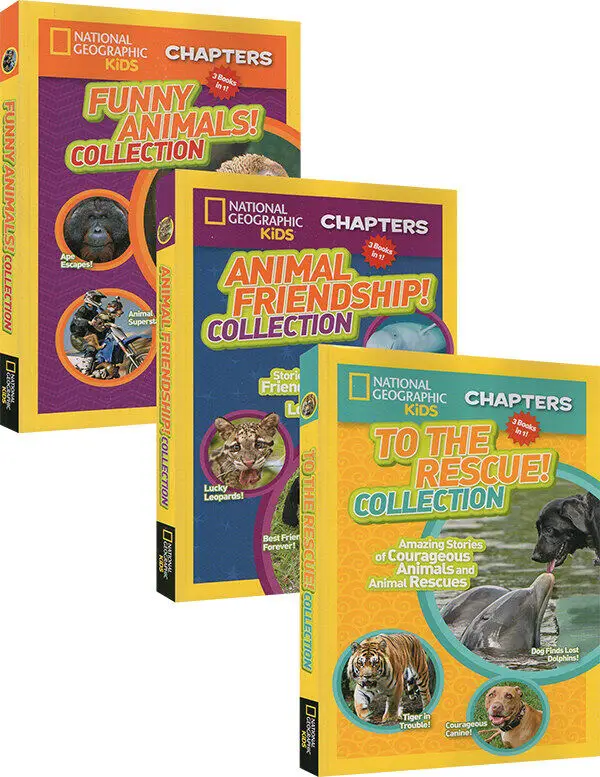 

National Geographic Kids ChapterFunny Animals/To The Rescue Original Children Popular Science Books