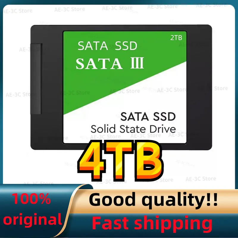 

2023 New High Speed 2.5Inch 4TB Portable SSD Sata Hard Drive For Laptop Microcomputer Desktop 2TB Internal Solid State Hard Disk