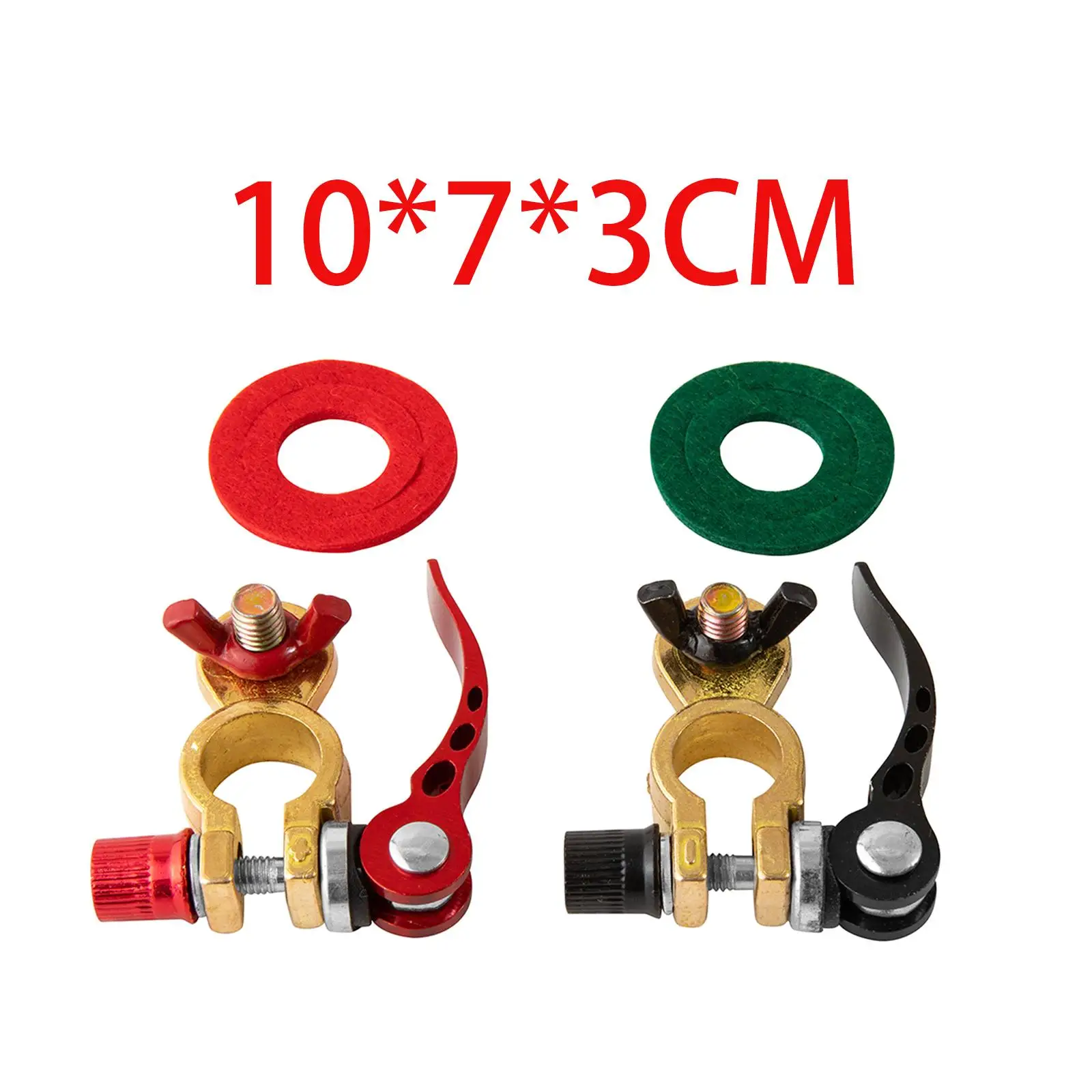 2-х шт. автомобильные клеммы разъемы зажимы аккумулятора аксессуары