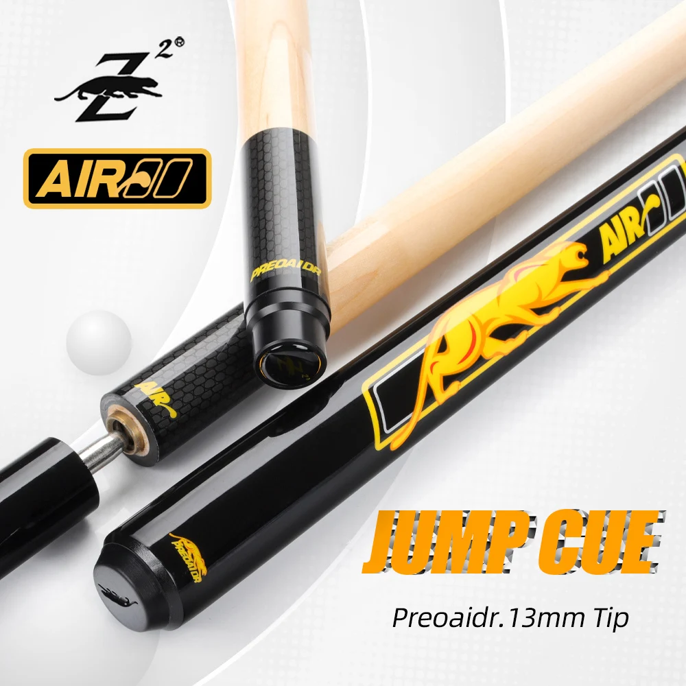 PREOAIDR 3142 Cue Jump AirII Billiard Cue Stick 13mm Bakelite Tip Uniloc Joint Maple Shaft 106.68cm Length Jump Cue Pool Stick