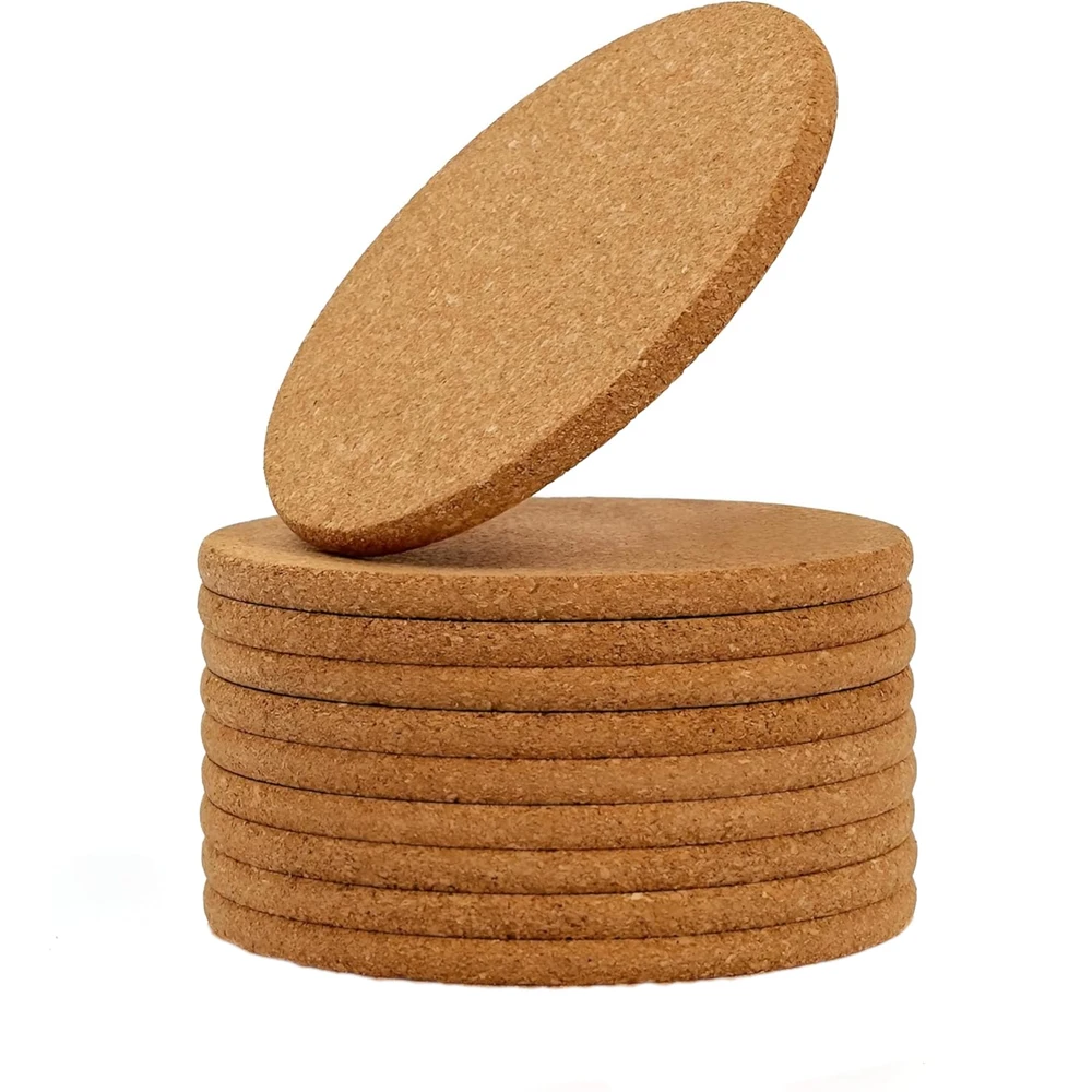 

Набор из 10 пробковых подставок