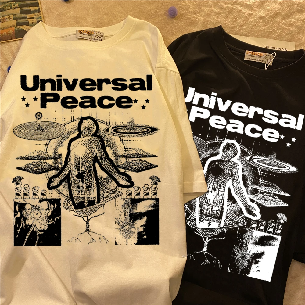 

Hip Hop T Shirt 2022 Summer Goth Clothing Oversized T-Shirt Loose Short Sleeve Y2k High Street Tops Harajuku Female T-shirt