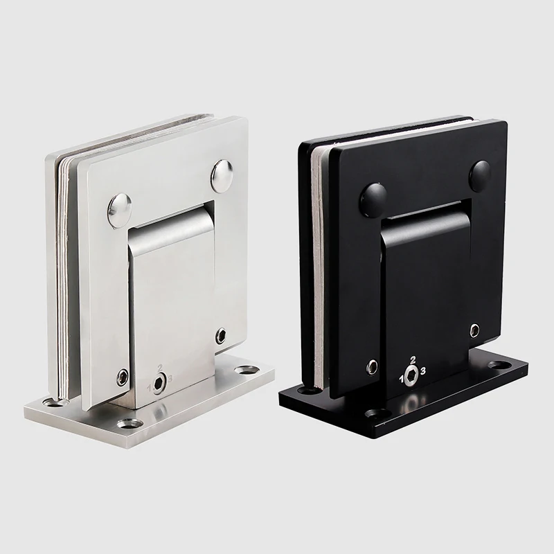 

Новые 2 шт. гидравлические буферные мягкие закрывающие дверные петли безрамные душевые стеклянные дверные петли 90 ° стеклянные фиксированные держатели черные/Серебристые