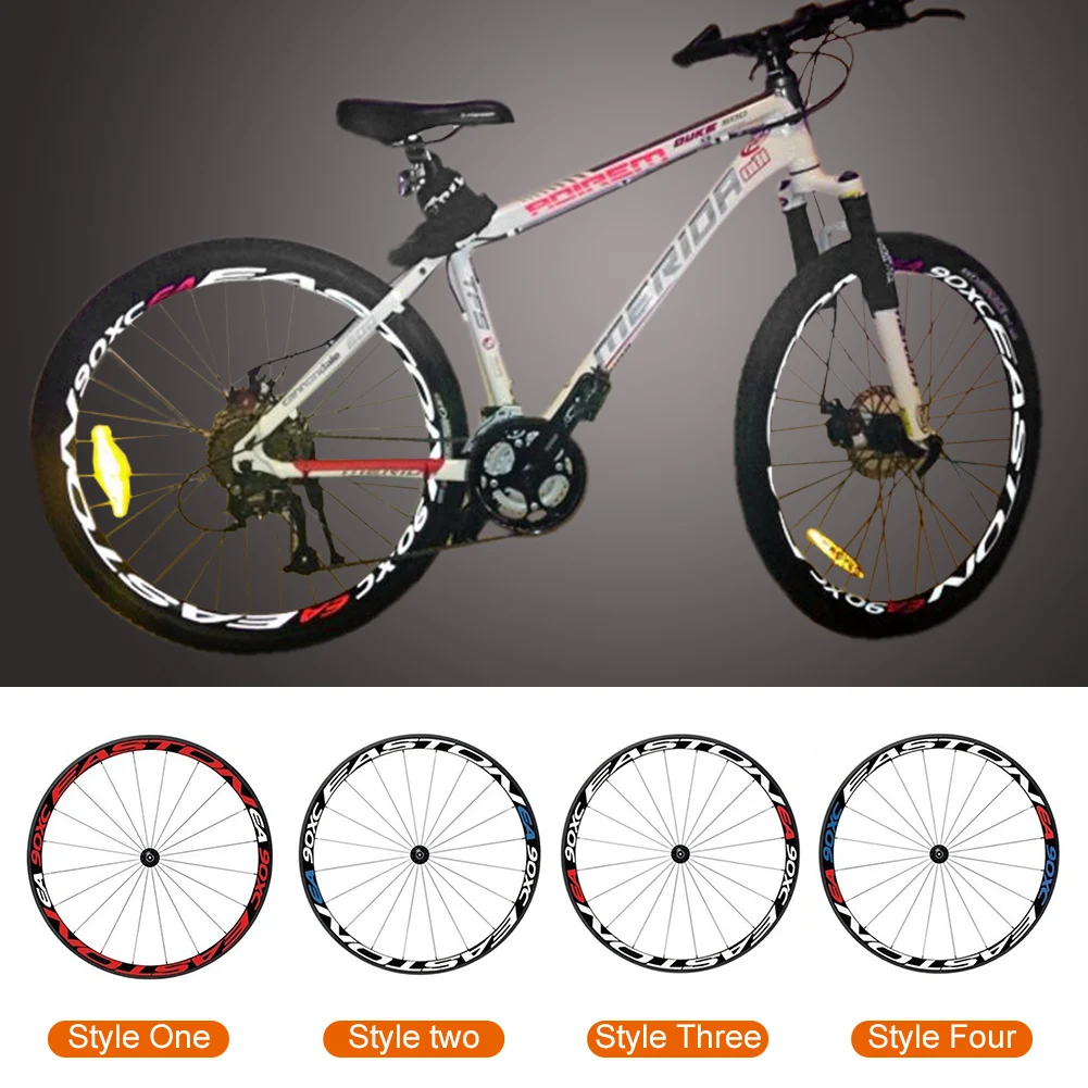 

New High Quality Bike Reflective Stickers Cycling Safety Wheel Rim Stickers Bike Tire Decals Stickers Bicycle Accessories