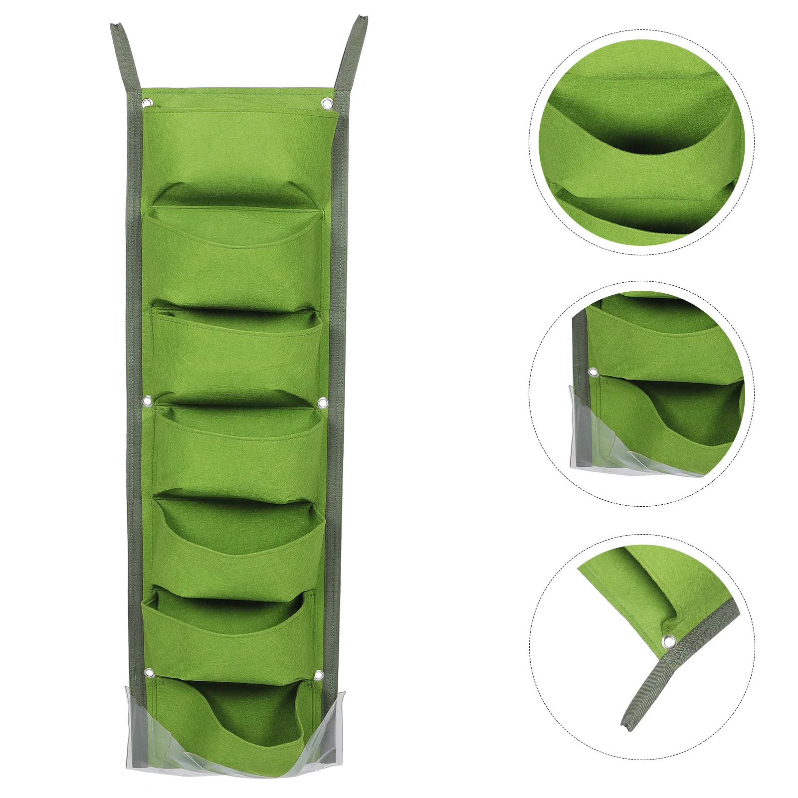 

Premium Decorative Novel Vertical Hanging Wall Planter Wall Hanging Planter Bag Wall Hanging Polyester Planter for Garden Decor