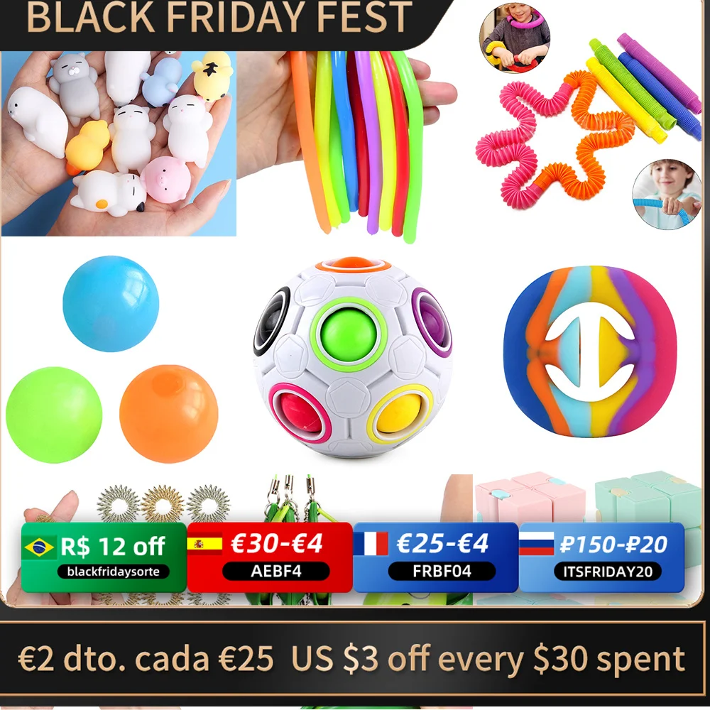 

Сжимаемые игрушки-антистресс для сенсорных детей с аутизмом и тревогой, сжимаемые игрушки для взрослых