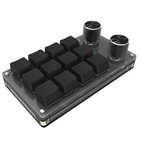 bluetooth compatible usb custom 12 keys keyboard volume knob programming macro gaming photoshop keypad mechanical keyboard