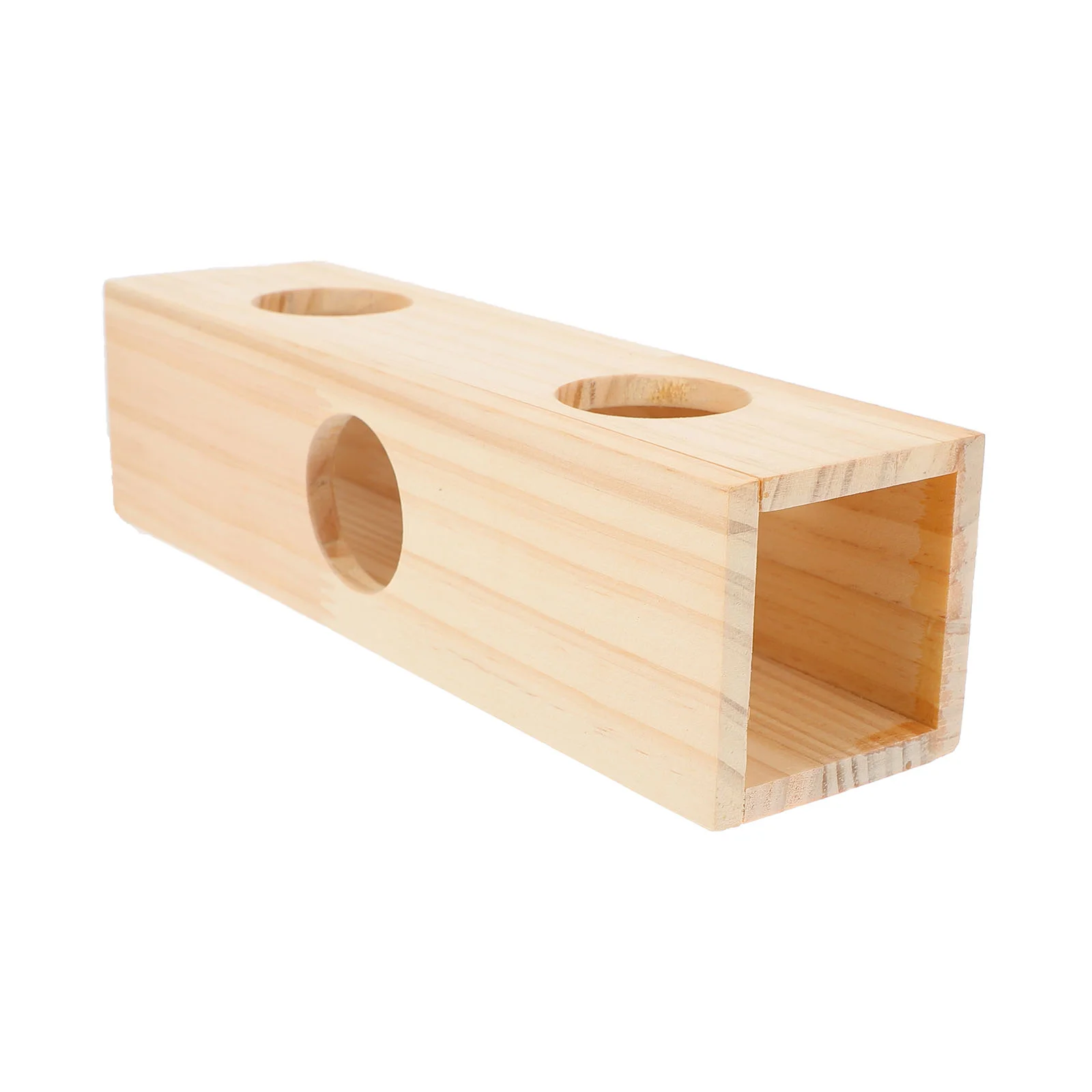 

Hamster Wood Tunnelhideout Tube Mazeplayhouse Shed Peep Secret Wooden Exploring Habitat Pet Cagehouse