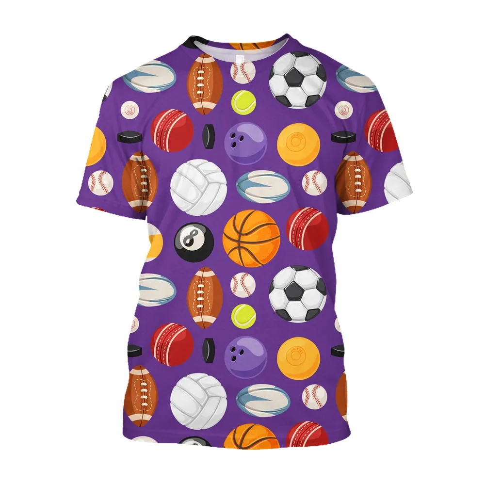 

Jumeast 3D Basketball Printed Aesthetic T-shirts For Men Sportswear Football Graphic T Shirt Casual YK2 Soccer Clothing T-shirty